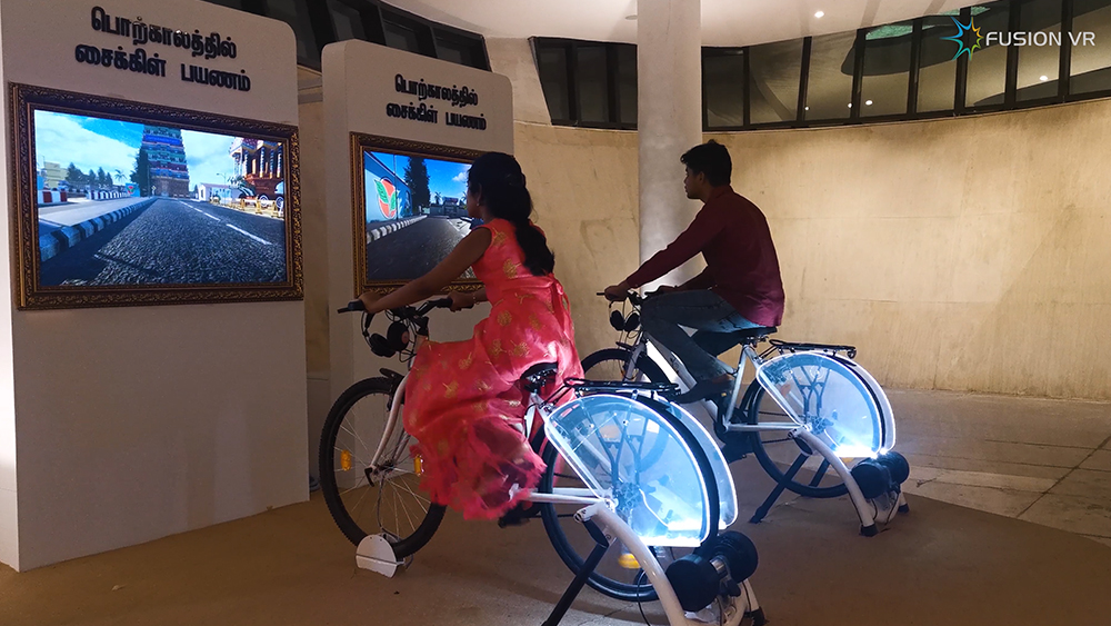 Cycle Travel in Golden Era interactive virtual cycling experience