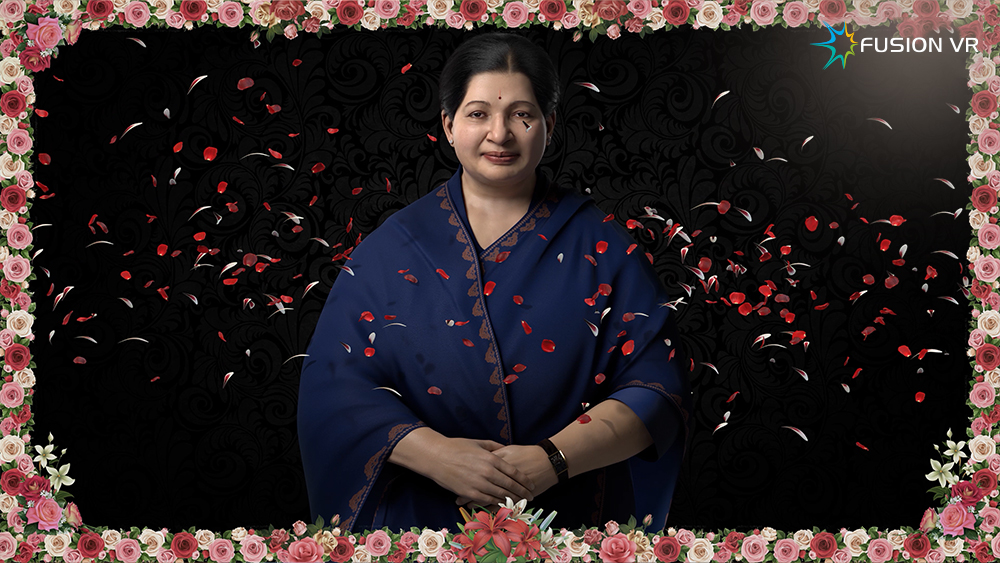 Tribute to Amma aroma-integrated interactive flower-colouring kiosk