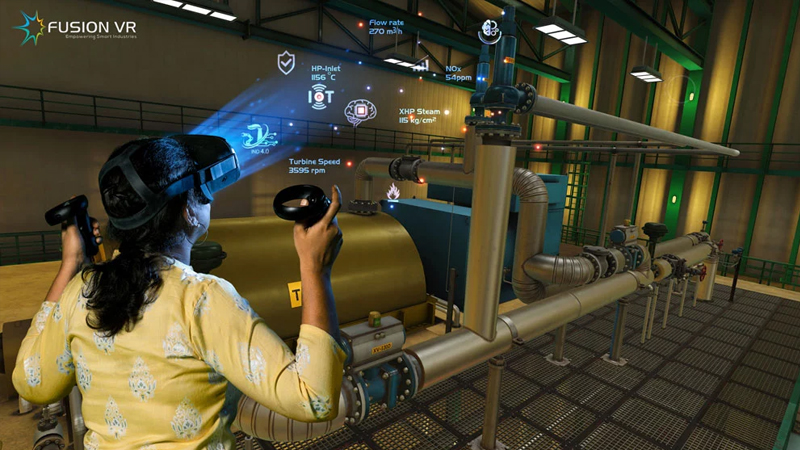 VR Operator Training Simulator for process plant startup and emergency procedures