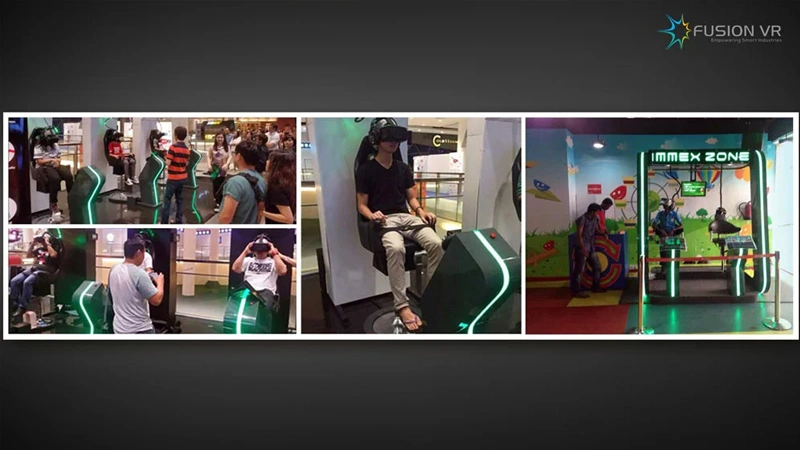 ImmeX Zone commercial VR ride and interactive attraction kiosks