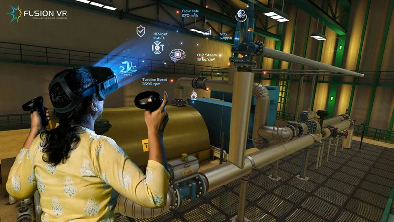 VR Operator Training Simulator for process plant startup and emergency procedures