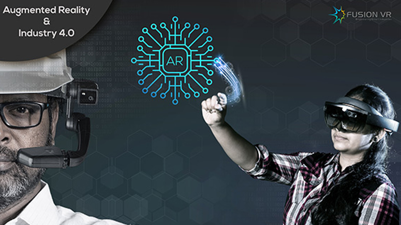Augmented Reality in Industry 4.0 via HMT head mounted tablet