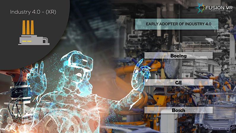 Boeing, GE and Bosch adopting the industry 4.0 through the Extended Reality (XR)