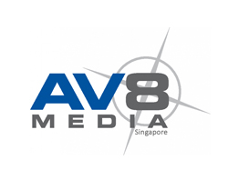 AV8 Media Pte Ltd, Singapore Logo