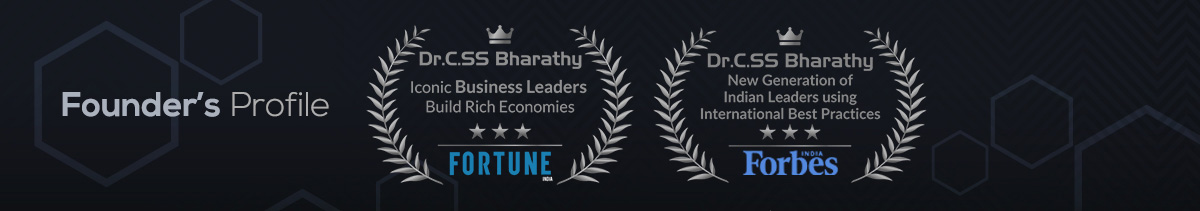 Dr. C.SS Bharath, Founder's Profile, Fusion VR, Forbes India Listing