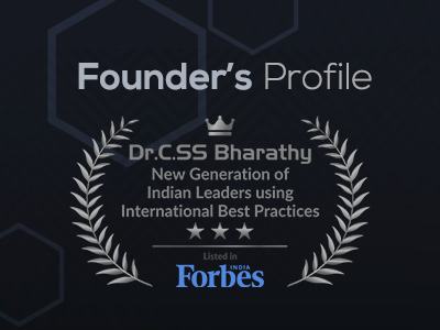 Dr. C.SS Bharath, Founder, Fusion VR, Forbes India Listing